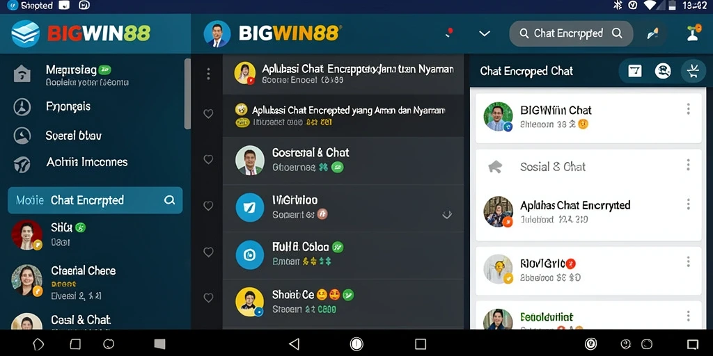Antarmuka pengguna BIGWIN88 yang sederhana dan fungsional.