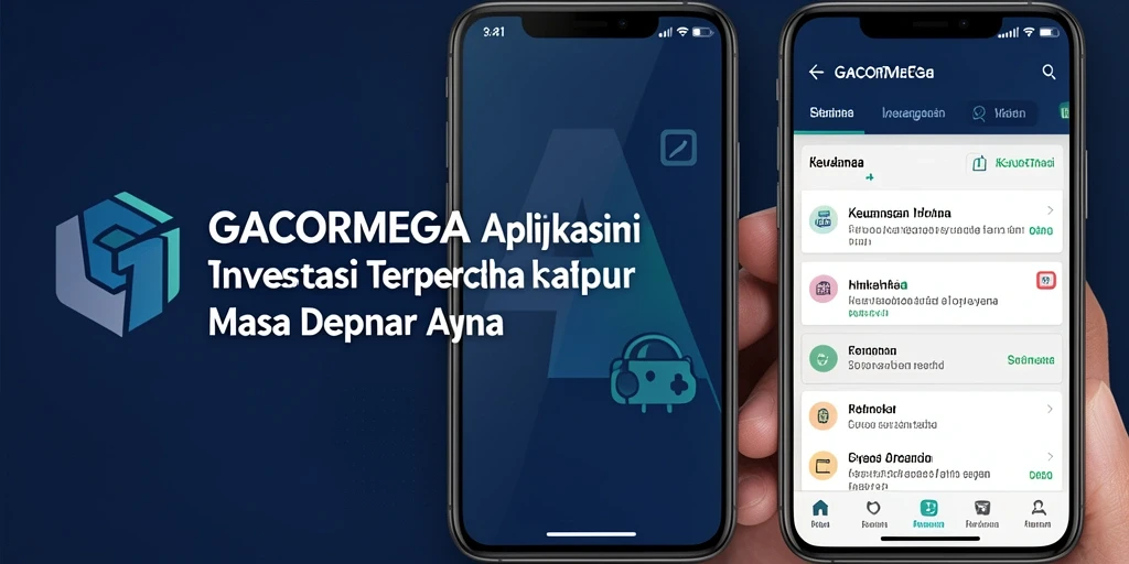 Tampilan antarmuka GACORMEGA yang intuitif untuk pengelolaan investasi.