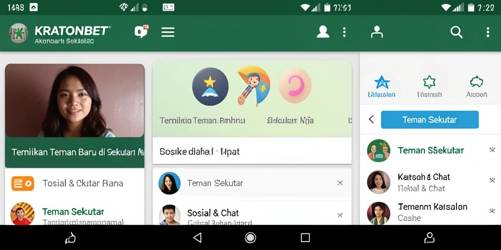 Tampilan antarmuka KRATONBET yang ramah pengguna.