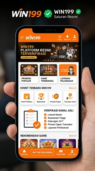 Tampilan kanal resmi win199